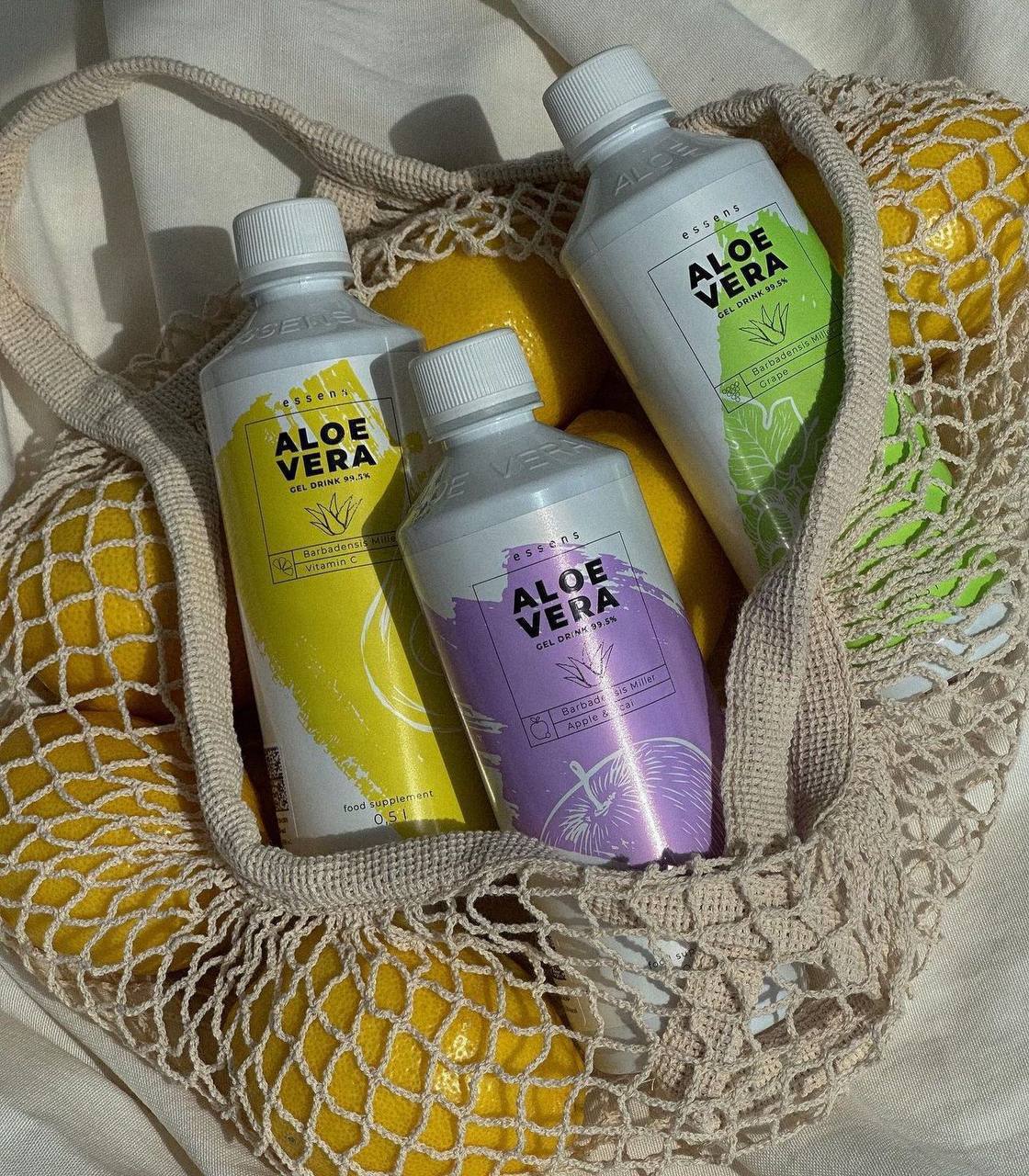 Крем Aloe Vera ESSENS и питьевые продукты линейки