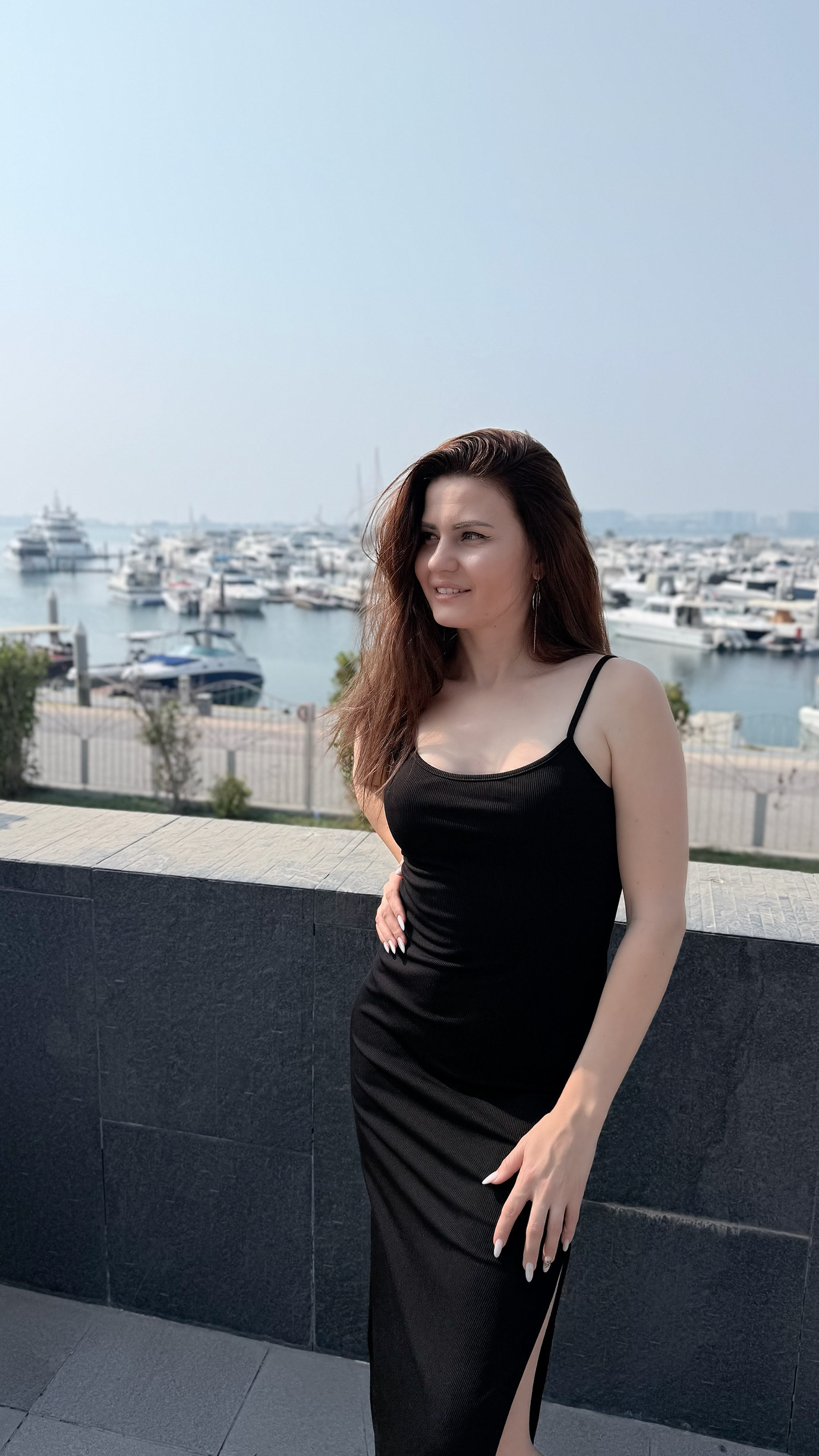 Юлия Ситникова у пристани