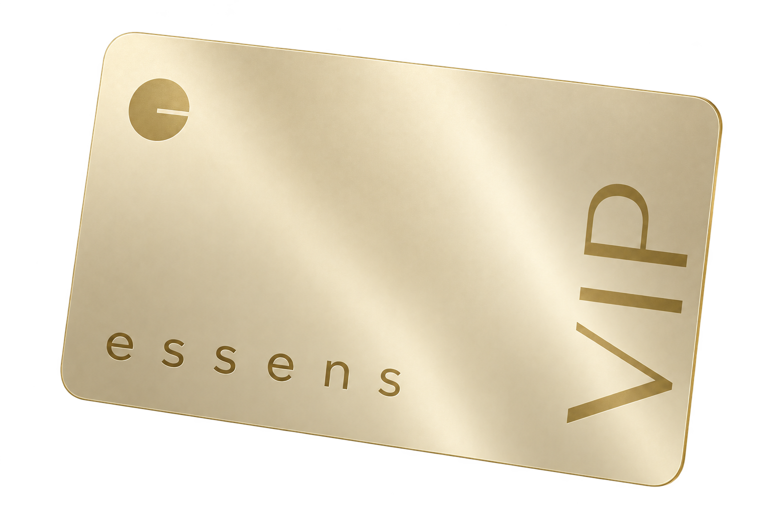Золотая карта VIP essens — образ персональной скидки