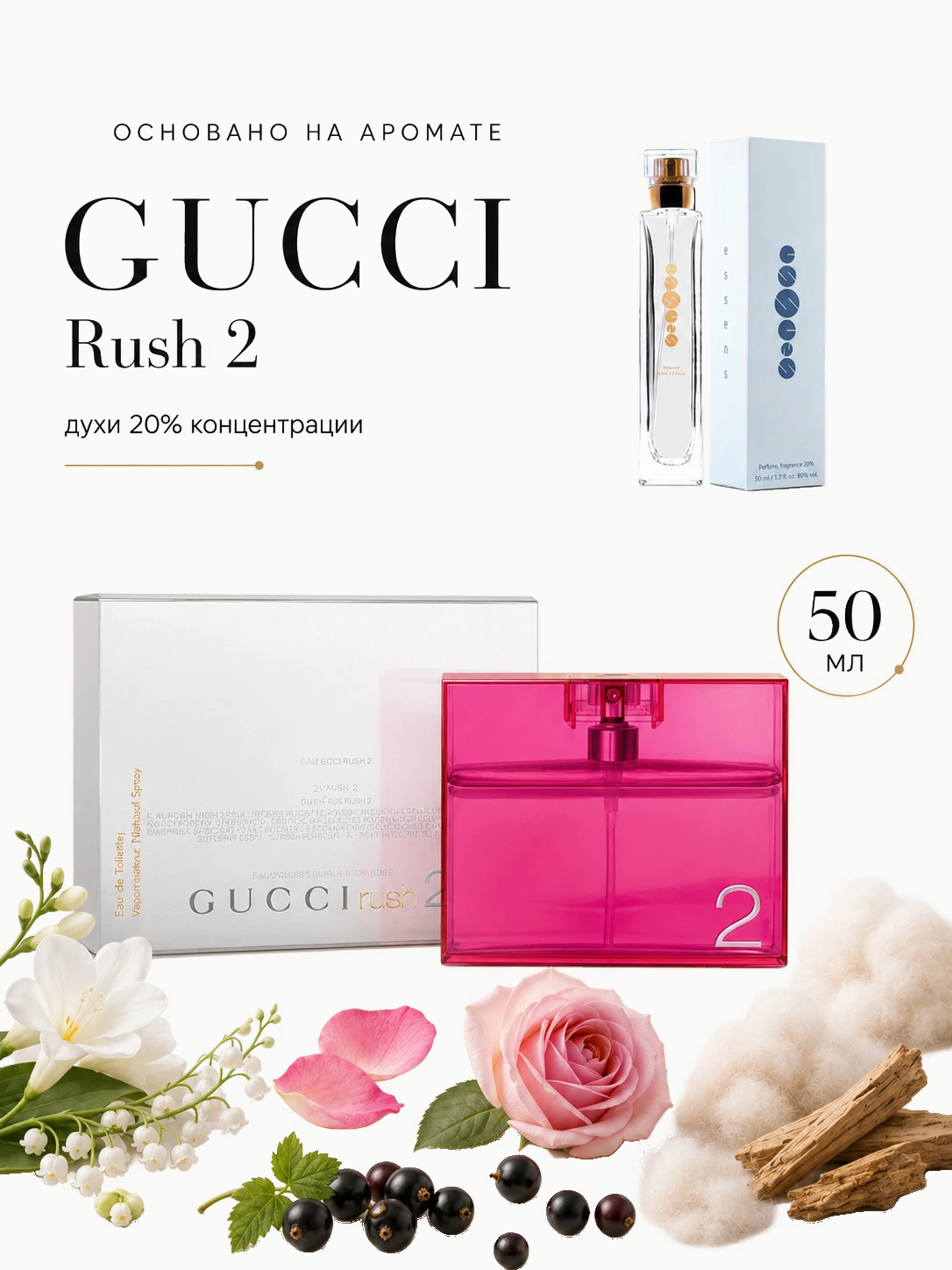 № 114 - ESSENS духи для любителей Gucci - Gucci Rush 2 · W114