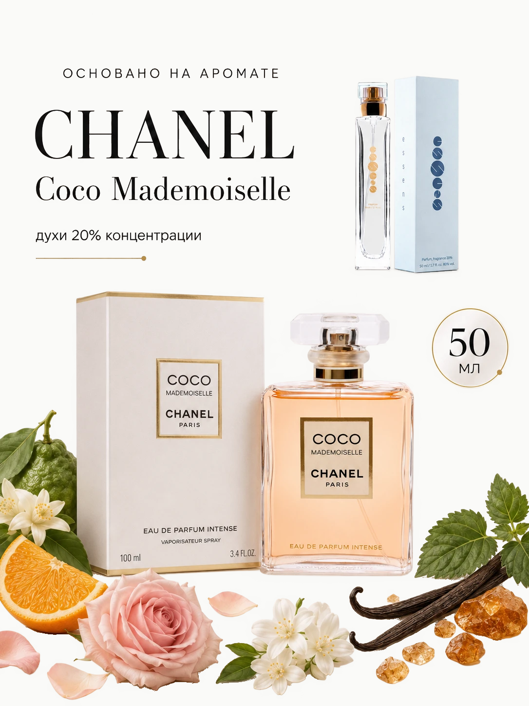 № 117 - ESSENS духи для любителей Chanel - Coco Mademoiselle · W117