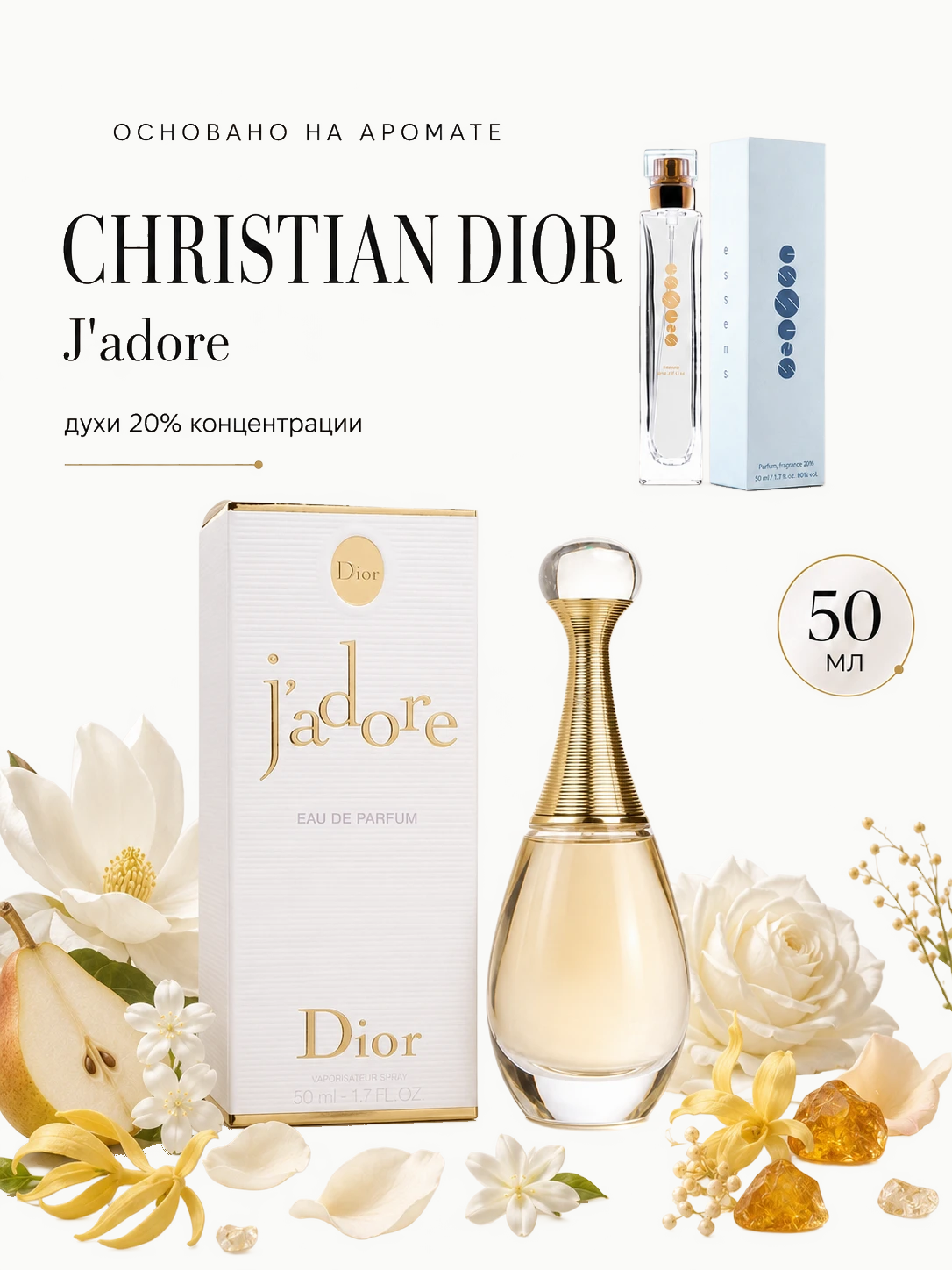 № 118 - ESSENS духи для любителей Christian Dior - Jadore · W118
