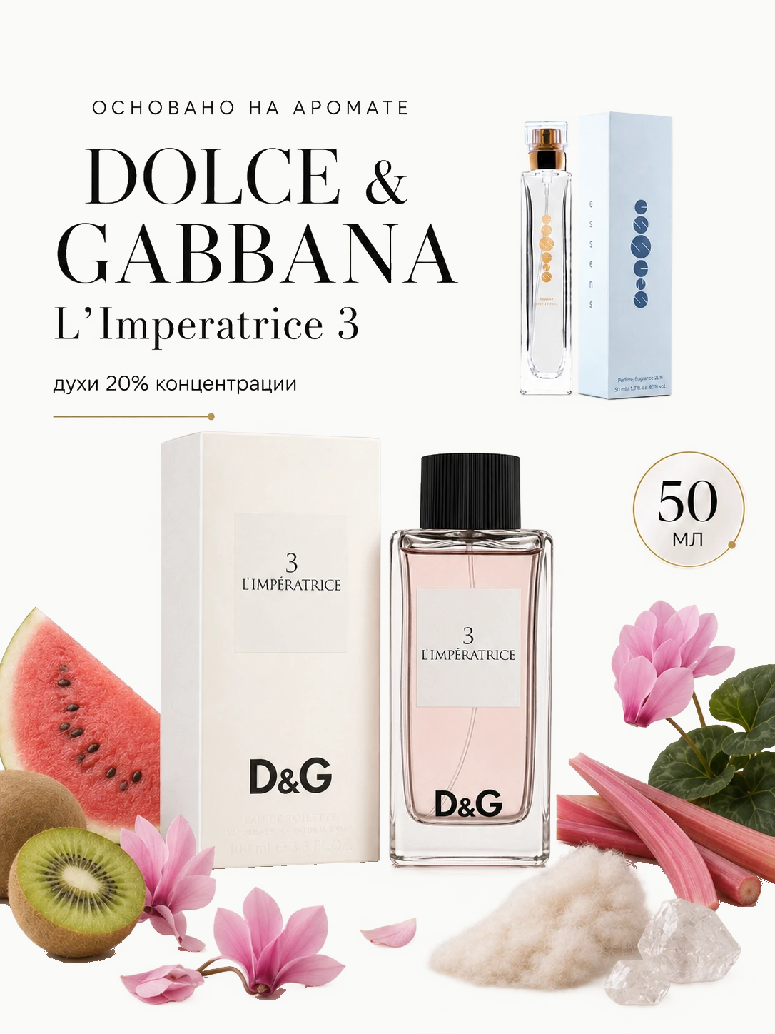 № 153 - ESSENS духи для любителей Dolce & Gabbana - LImperatrice 3 · W153