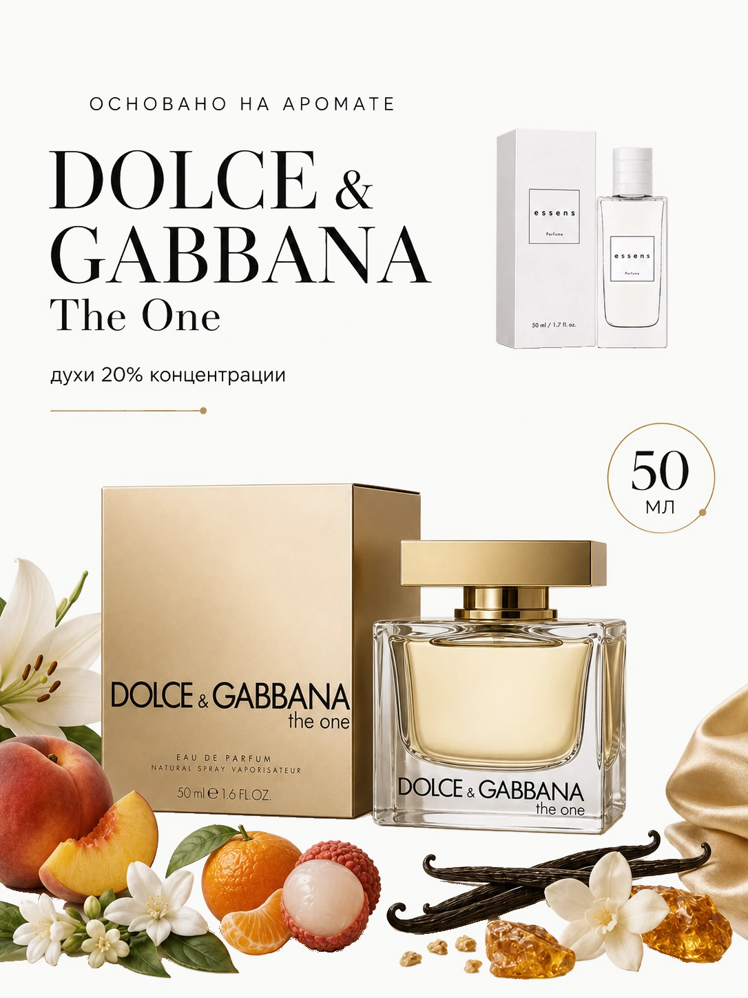 № 193 - ESSENS духи для любителей Dolce & Gabbana - The One · W193