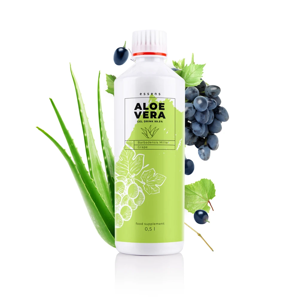 БАД - Aloe Vera 99,5% питьевой гель - виноградный ESSENS · ave01-1