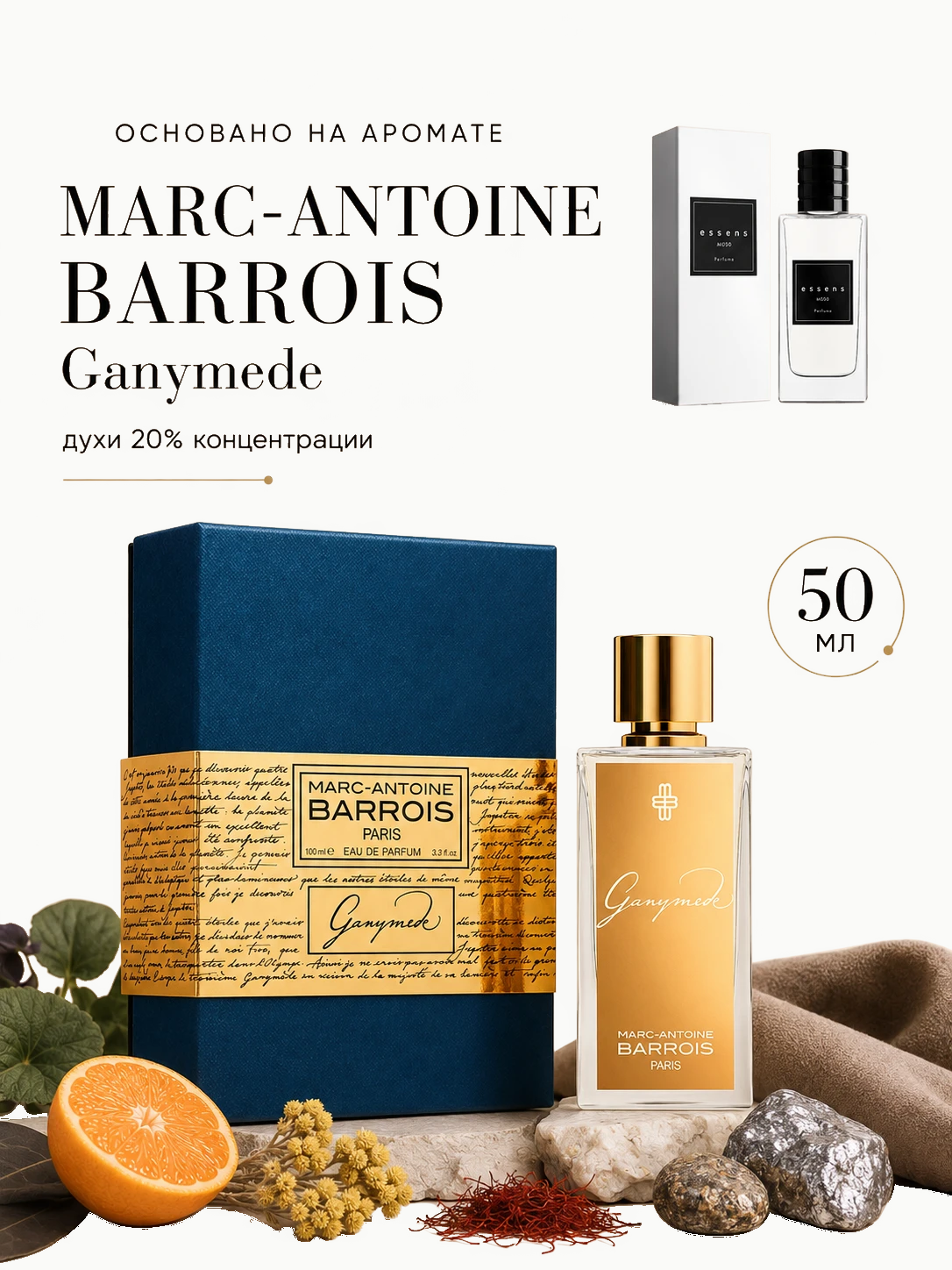 Духи 808 - для любителей Marc-Antoine Barrois - Ganymede ESSENS · m808