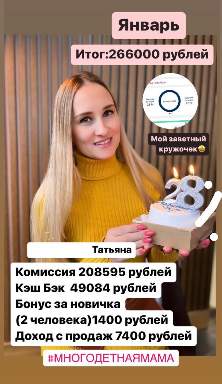 Татьяна · личные результаты